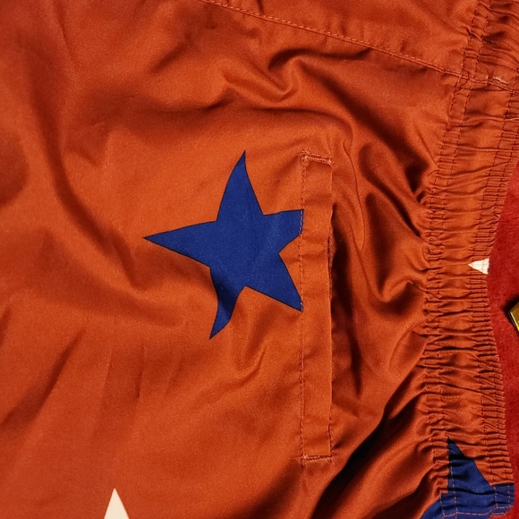 NWT MENS PATRIOTIC 2 front pocket one back pocket bathing swim trunks shorts MED - Picture 6 of 11